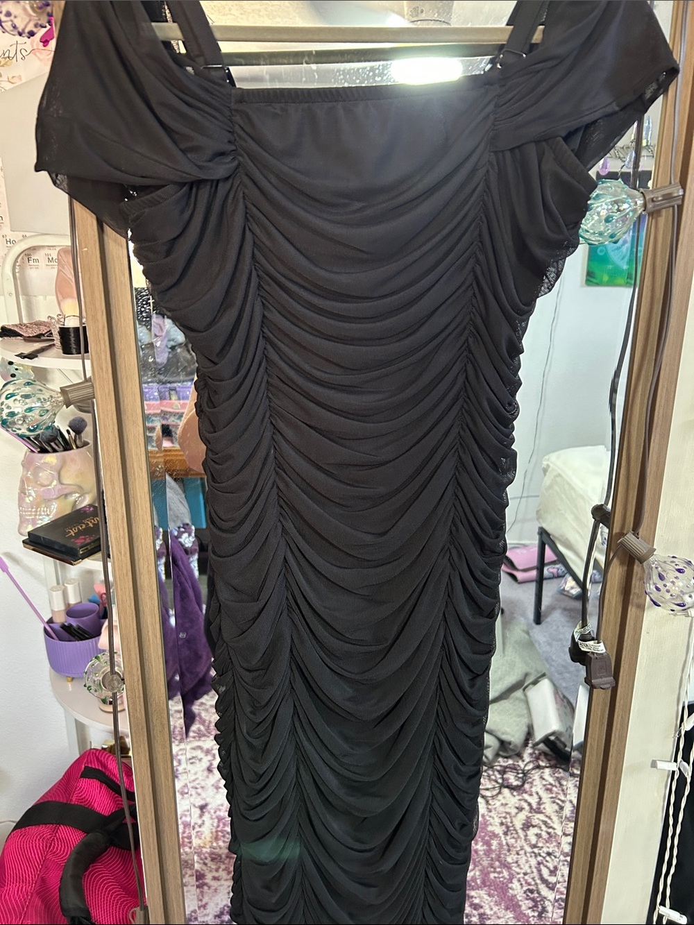 TORRID Ruched Off-Shoulder Dress
